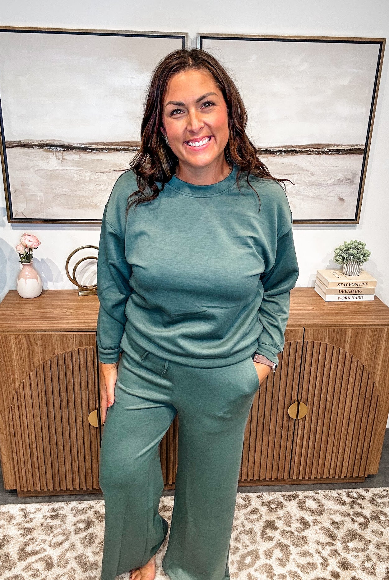 Chic Comfort Scuba Set (S-3XL)-110 Long Sleeves-Zenana-Hello Friends Boutique-Woman's Fashion Boutique Located in Traverse City, MI