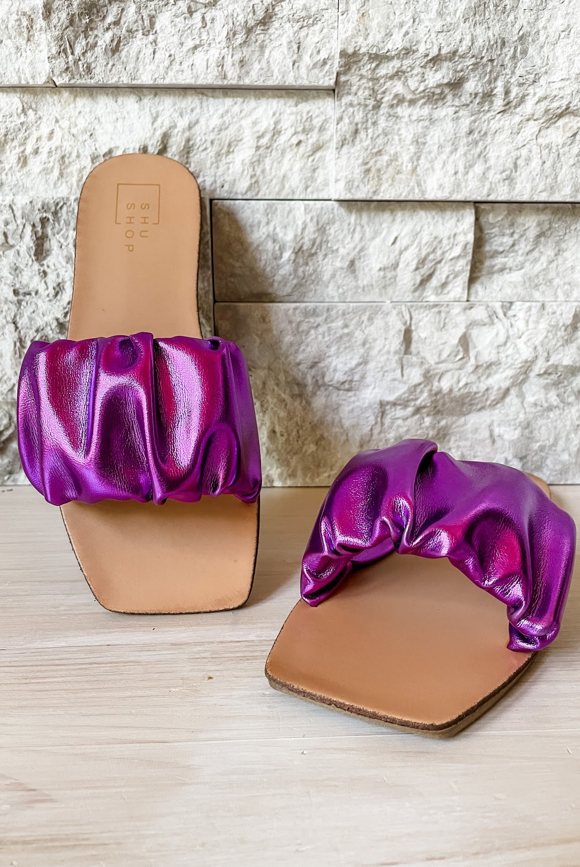 Belinda Slides (6.5-11)-250 Shoes-Shu Shop-Hello Friends Boutique-Woman's Fashion Boutique Located in Traverse City, MI
