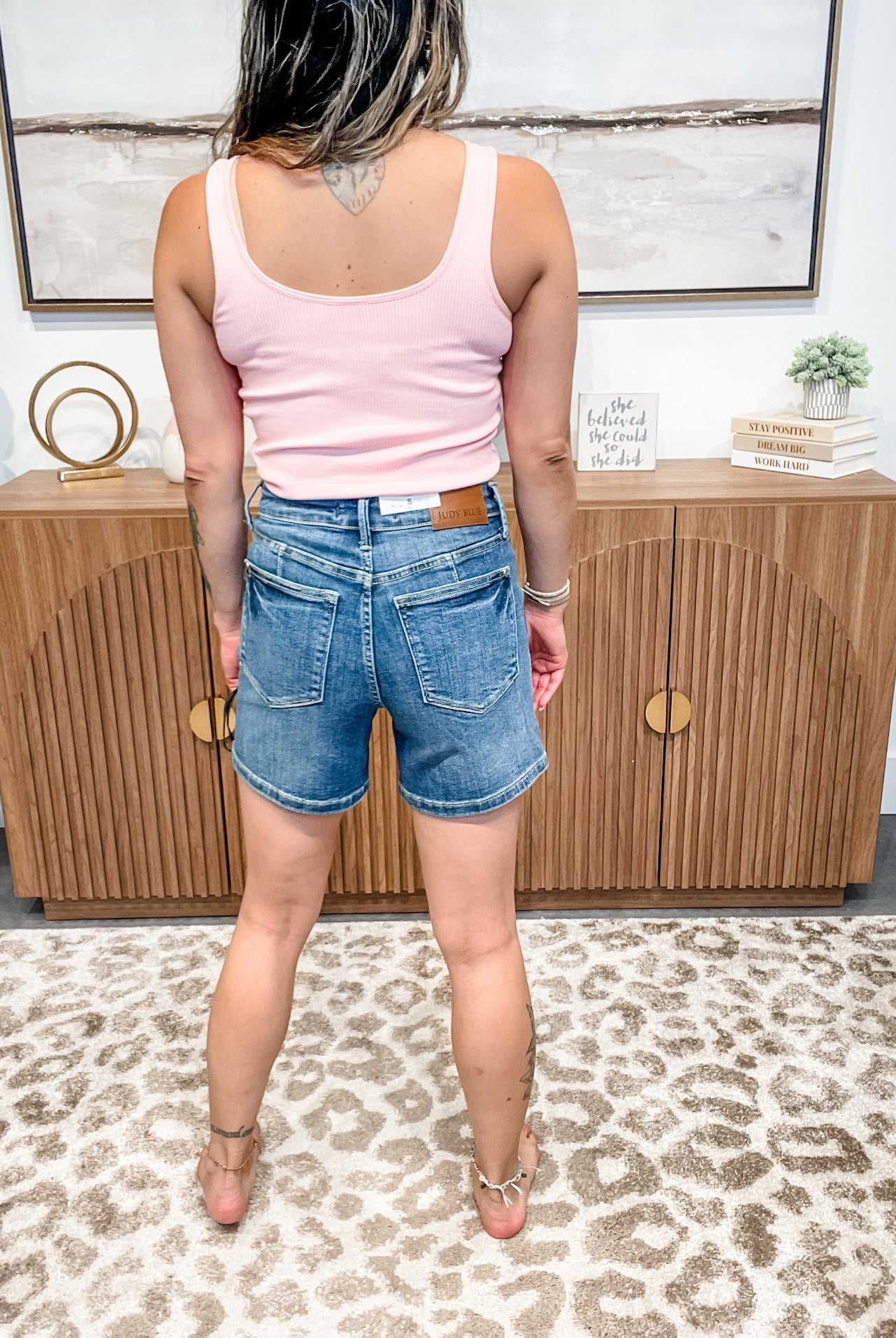 Sculpt & Go Mid Rise Shorts (S-3XL)-220 Shorts/Skirts/Skorts-Judy Blue-Hello Friends Boutique-Woman's Fashion Boutique Located in Traverse City, MI