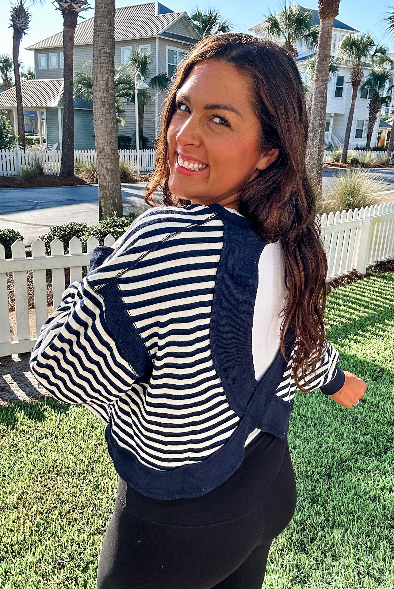Unapologetic Open Back Tee (S-L)-110 Long Sleeve-Rae Mode-Hello Friends Boutique-Woman's Fashion Boutique Located in Traverse City, MI
