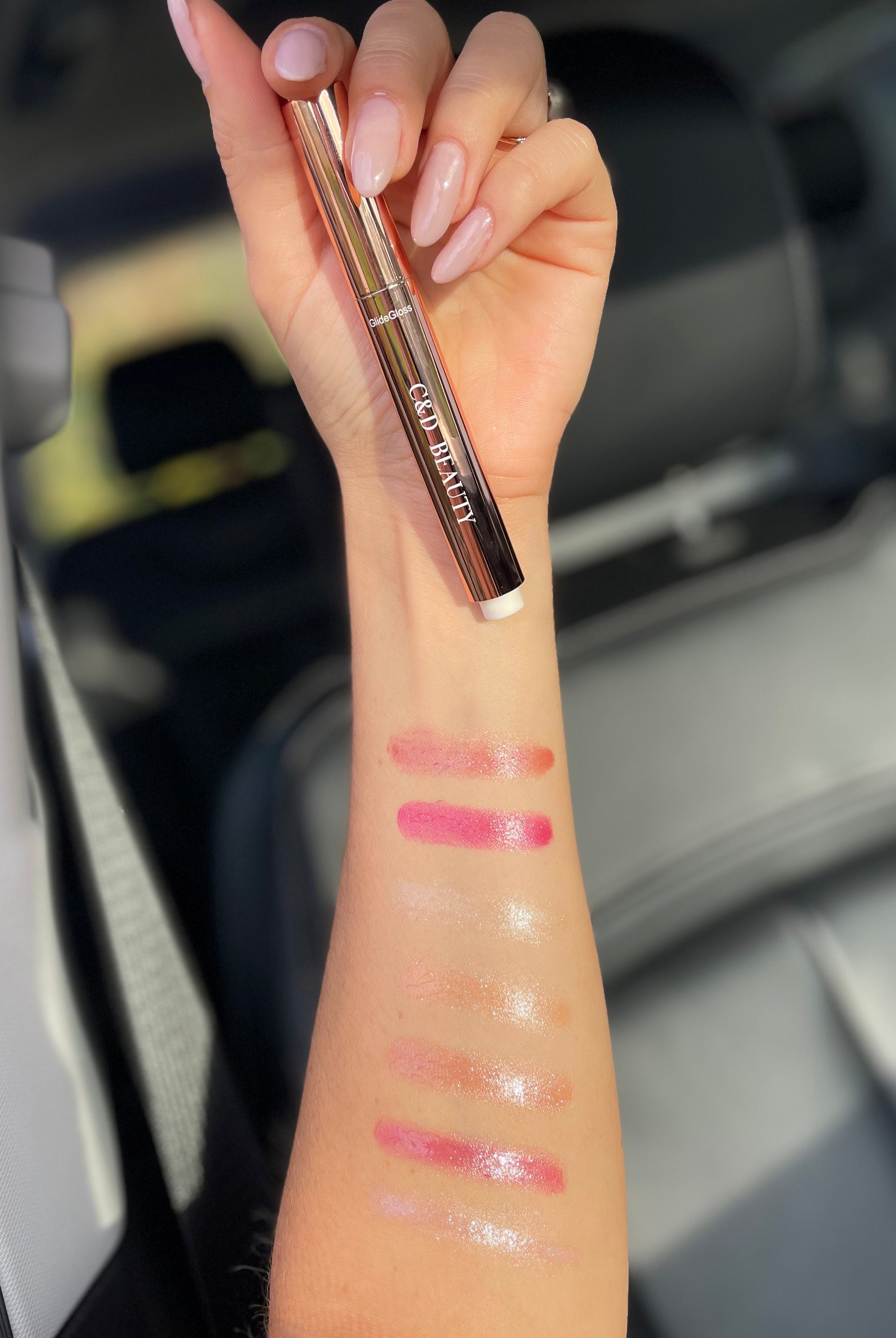 GlideGloss Shimmer Lip Balm-Lip gloss-C & D Beauty-Hello Friends Boutique-Woman's Fashion Boutique Located in Traverse City, MI
