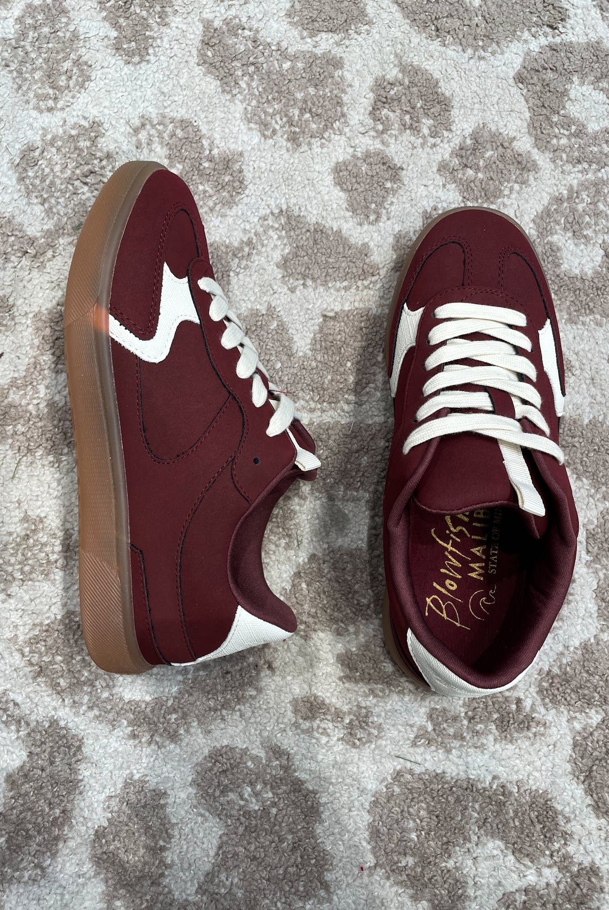 The Tastic Retro Sneaker in Carmine Red (7-11)-250 Shoes-BLOWFISH-Hello Friends Boutique-Woman's Fashion Boutique Located in Traverse City, MI