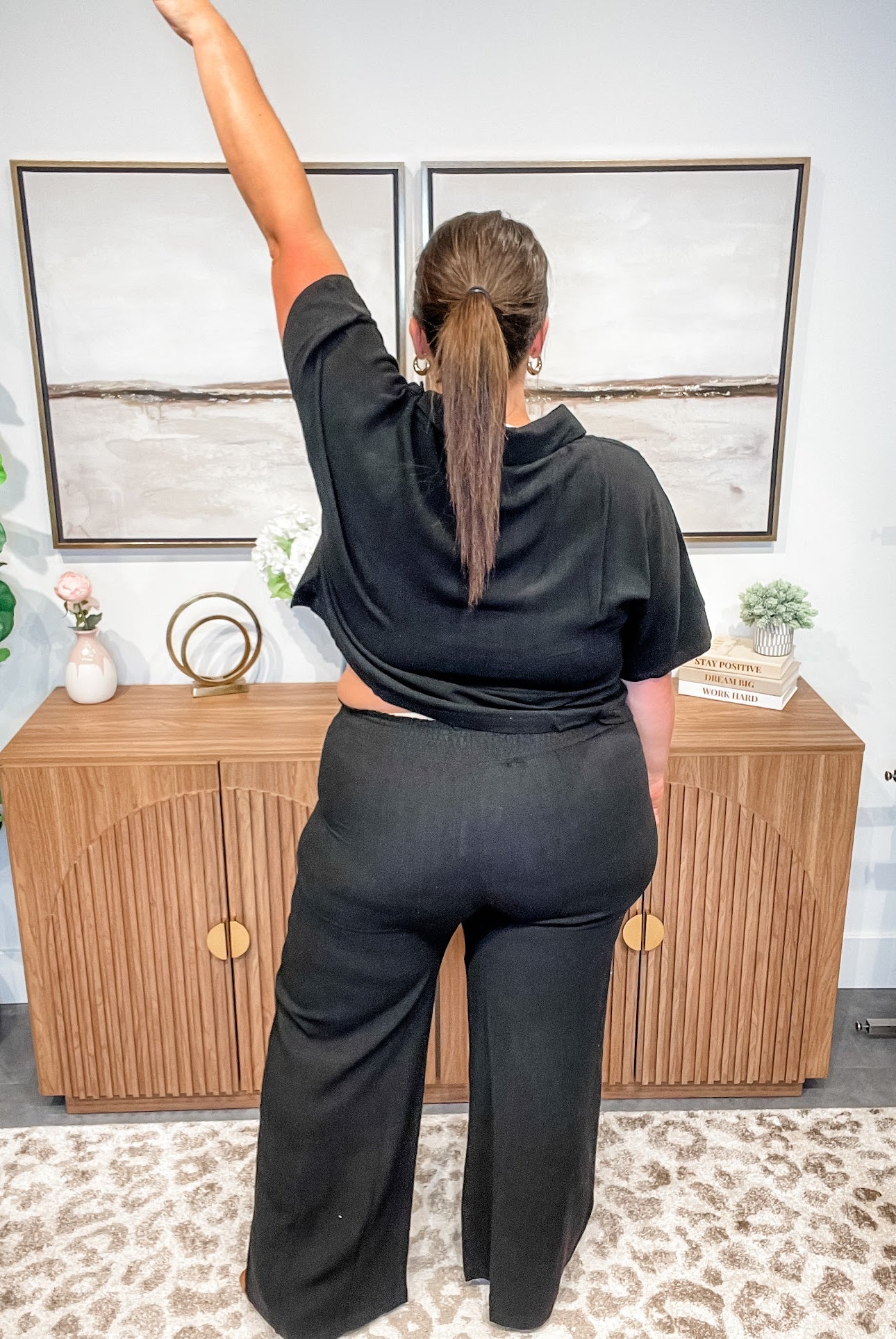 Coastal Ease Linen Smocked Waist Pants (S-2XL)-230 Other Bottoms-Allie & Rose-Hello Friends Boutique-Woman's Fashion Boutique Located in Traverse City, MI