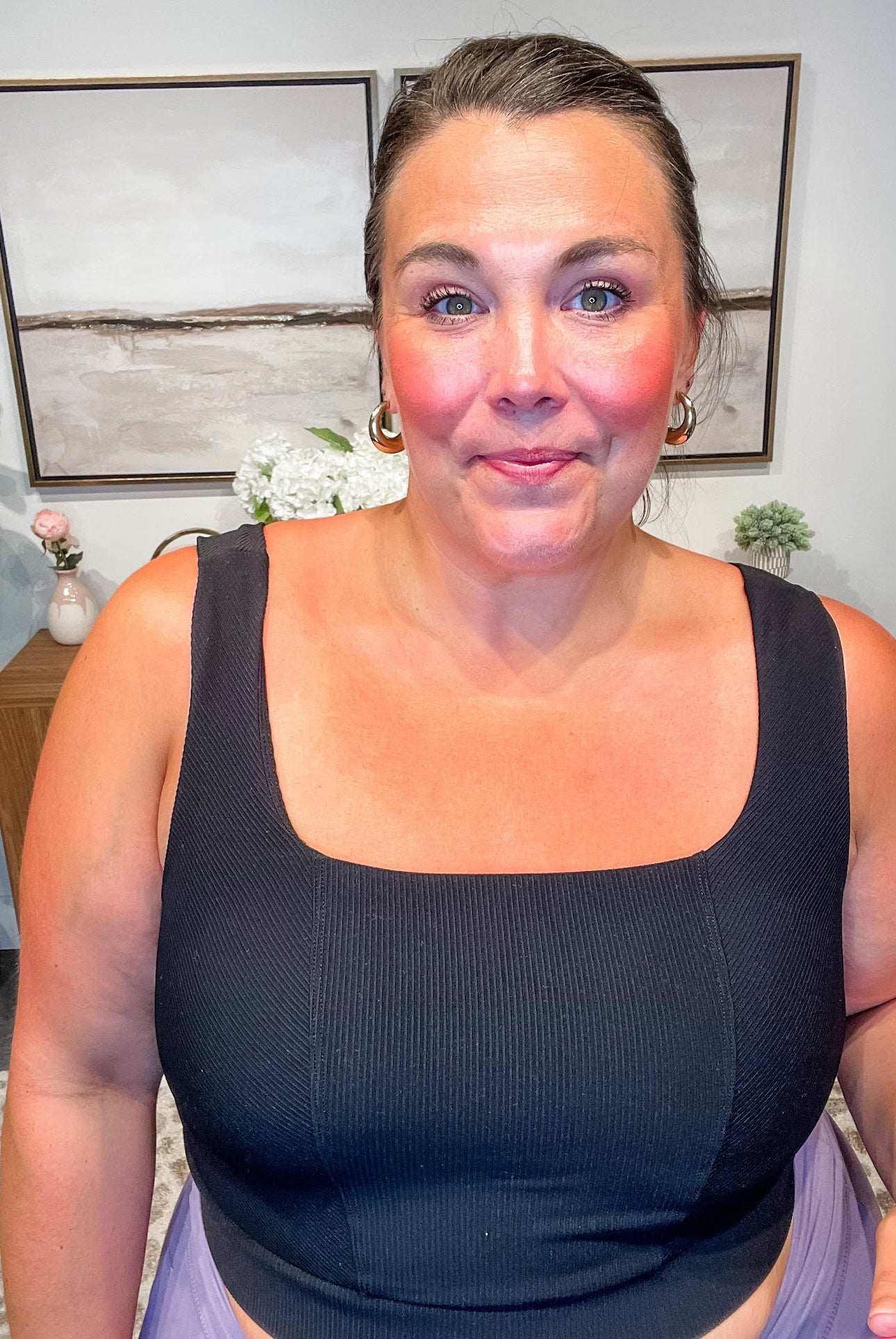CoreSculpt Ribbed Square Neck Bra (S-3XL)-120 Sleeveless-Rae Mode-Hello Friends Boutique-Woman's Fashion Boutique Located in Traverse City, MI