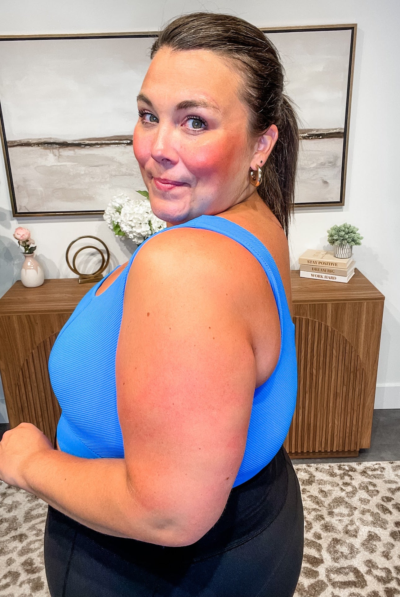 CoreSculpt Ribbed Square Neck Bra (S-3XL)-120 Sleeveless-Rae Mode-Hello Friends Boutique-Woman's Fashion Boutique Located in Traverse City, MI