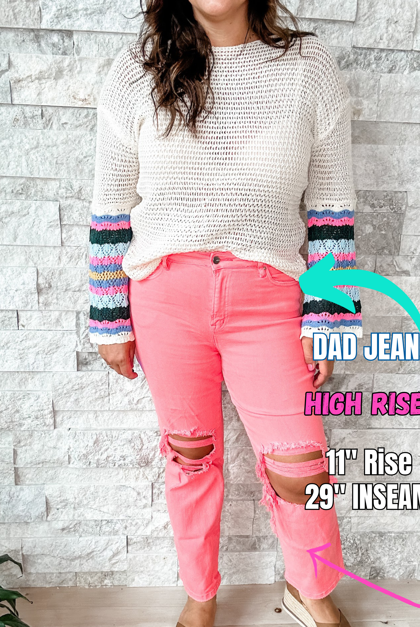 Wild Thoughts Super High Rise Dad Denim (24-32)-200 Denim-Mica Denim-Hello Friends Boutique-Woman's Fashion Boutique Located in Traverse City, MI