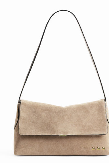 Miranda Suede Flap Crossbody-Crossbody Bag-Pretty Simple