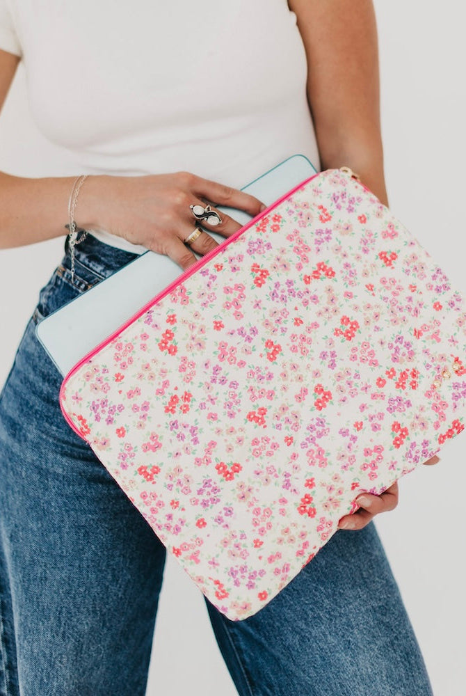 Palmer Puffer Laptop Sleeve-Bag Accessories-Pretty Simple Wholesale-Hello Friends Boutique-Woman's Fashion Boutique Located in Traverse City, MI