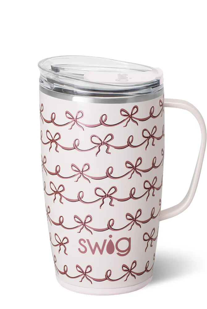 Pretty in Pink Travel Mug 18oz-300 Treats/Gift-Swig Life-Hello Friends Boutique-Woman's Fashion Boutique Located in Traverse City, MI