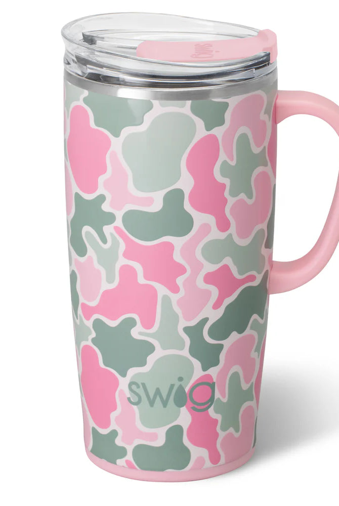 Blushing Camo Travel Mug 22oz-300 Treats/Gift-Swig Life-Hello Friends Boutique-Woman's Fashion Boutique Located in Traverse City, MI