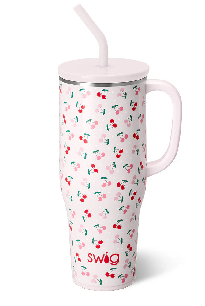 Cherry Pie Mega Mug 40oz-300 Treats/Gift-Swig Life-Hello Friends Boutique-Woman's Fashion Boutique Located in Traverse City, MI