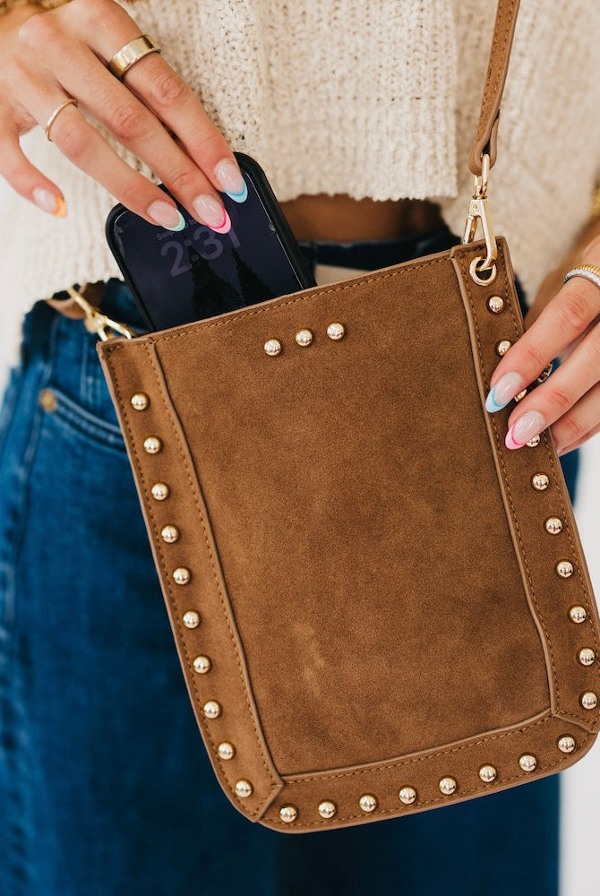 Shelby Suede Phone Bag-Crossbody Bag-Pretty Simple