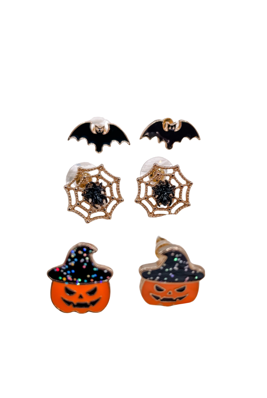 Mixed 3Pc Halloween Stud Earrings Set-240 Jewelry-Anarchy Street-Hello Friends Boutique-Woman's Fashion Boutique Located in Traverse City, MI
