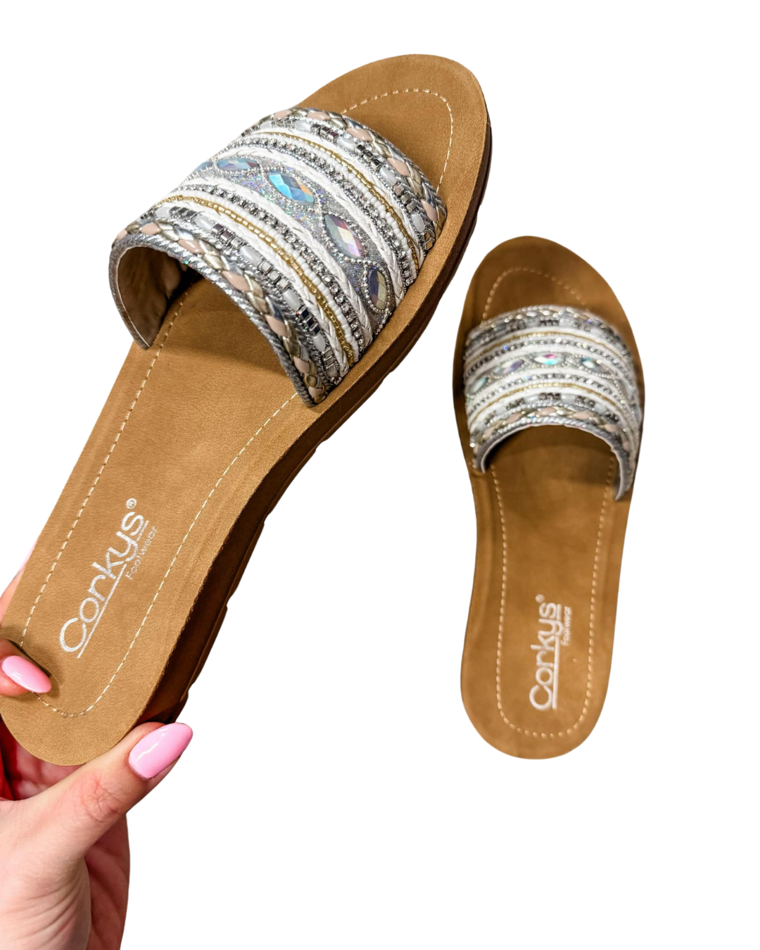 The Vacation Mode Sandals (7-11)-250 Shoes-Corky's Footwear-Hello Friends Boutique-Woman's Fashion Boutique Located in Traverse City, MI