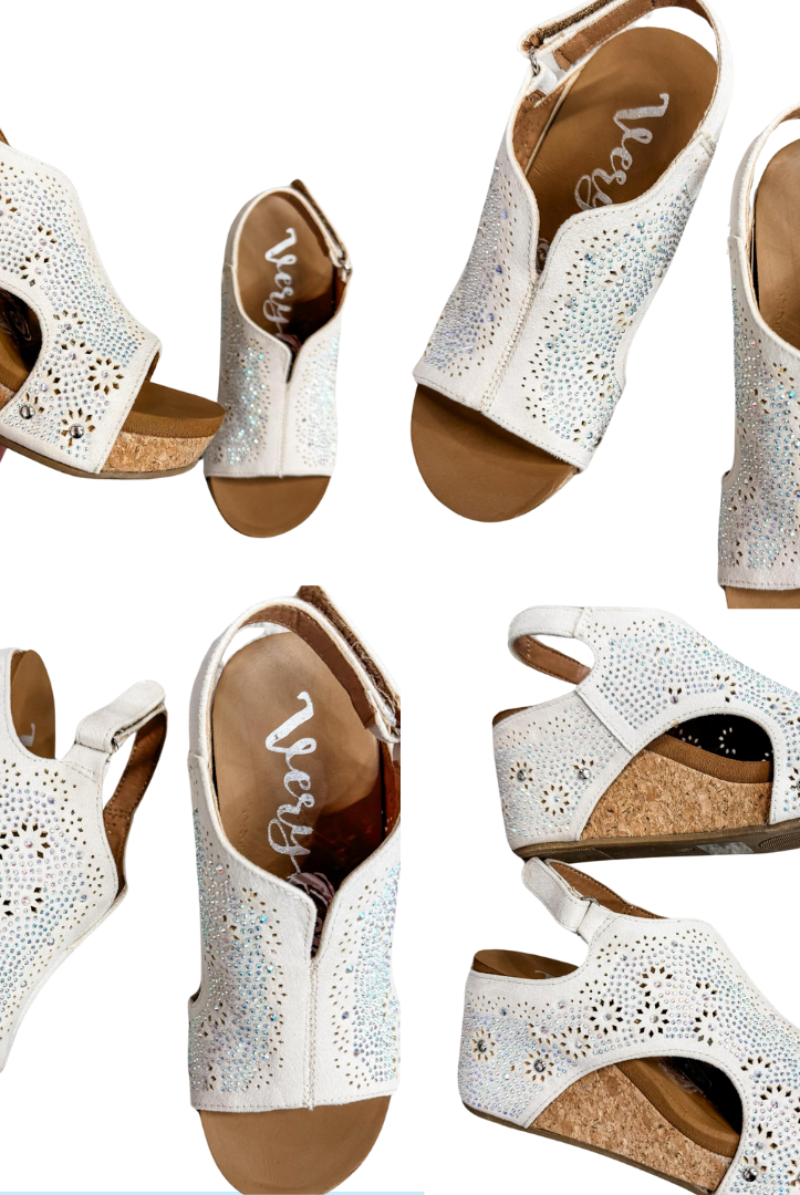 Starry Nights Wedges in Cream (6-11)-250 Shoes-Very G-Hello Friends Boutique-Woman's Fashion Boutique Located in Traverse City, MI