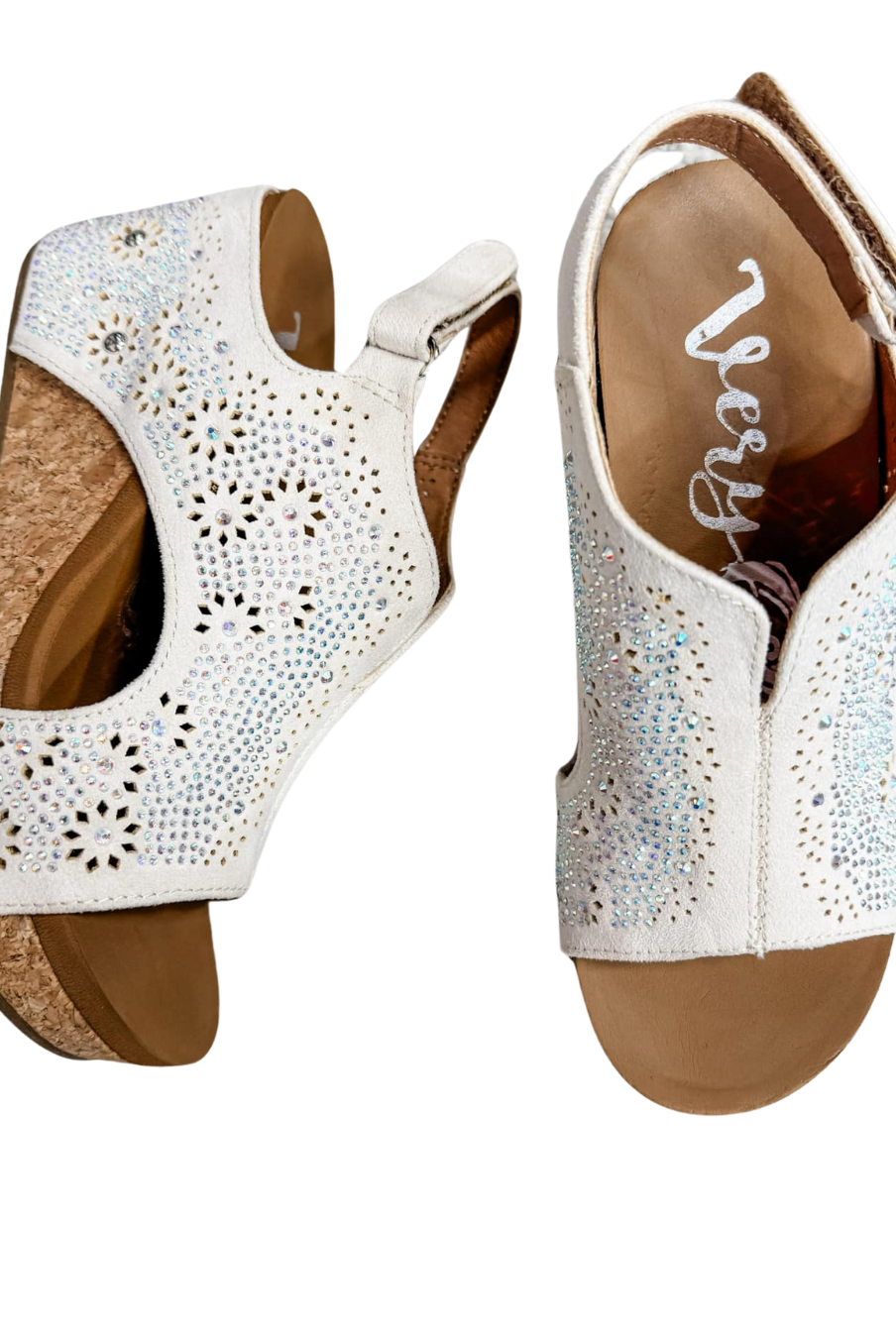 Starry Nights Wedges in Cream (6-11)-250 Shoes-Very G-Hello Friends Boutique-Woman's Fashion Boutique Located in Traverse City, MI