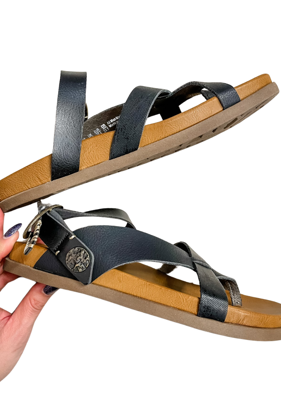 The Lila Blowfish Sandal in Black (7-11)-250 Shoes-BLOWFISH-Hello Friends Boutique-Woman's Fashion Boutique Located in Traverse City, MI