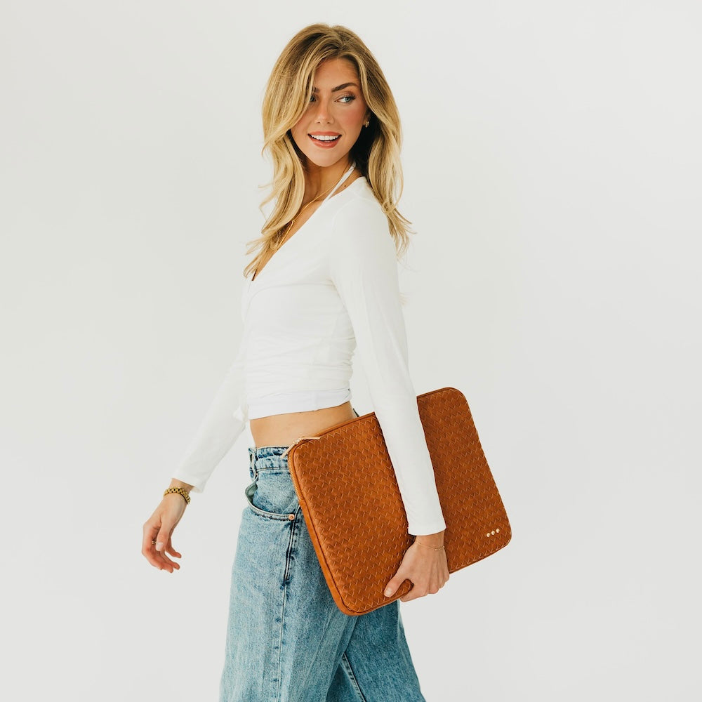 Walker Woven Laptop Sleeve-Laptop Sleeve-Pretty Simple