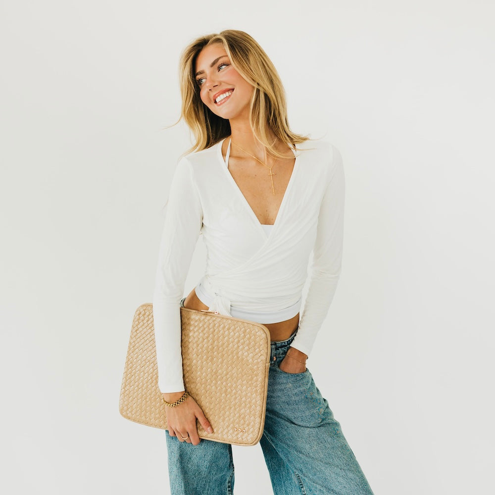 Walker Woven Laptop Sleeve-Laptop Sleeve-Pretty Simple