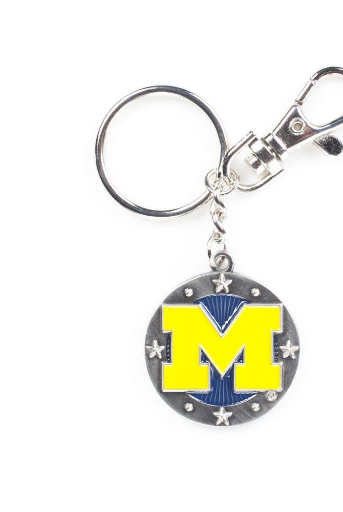 NCAA Michigan Wolverines Keychain-240 Jewelry-Aminco USA-Hello Friends Boutique-Woman's Fashion Boutique Located in Traverse City, MI