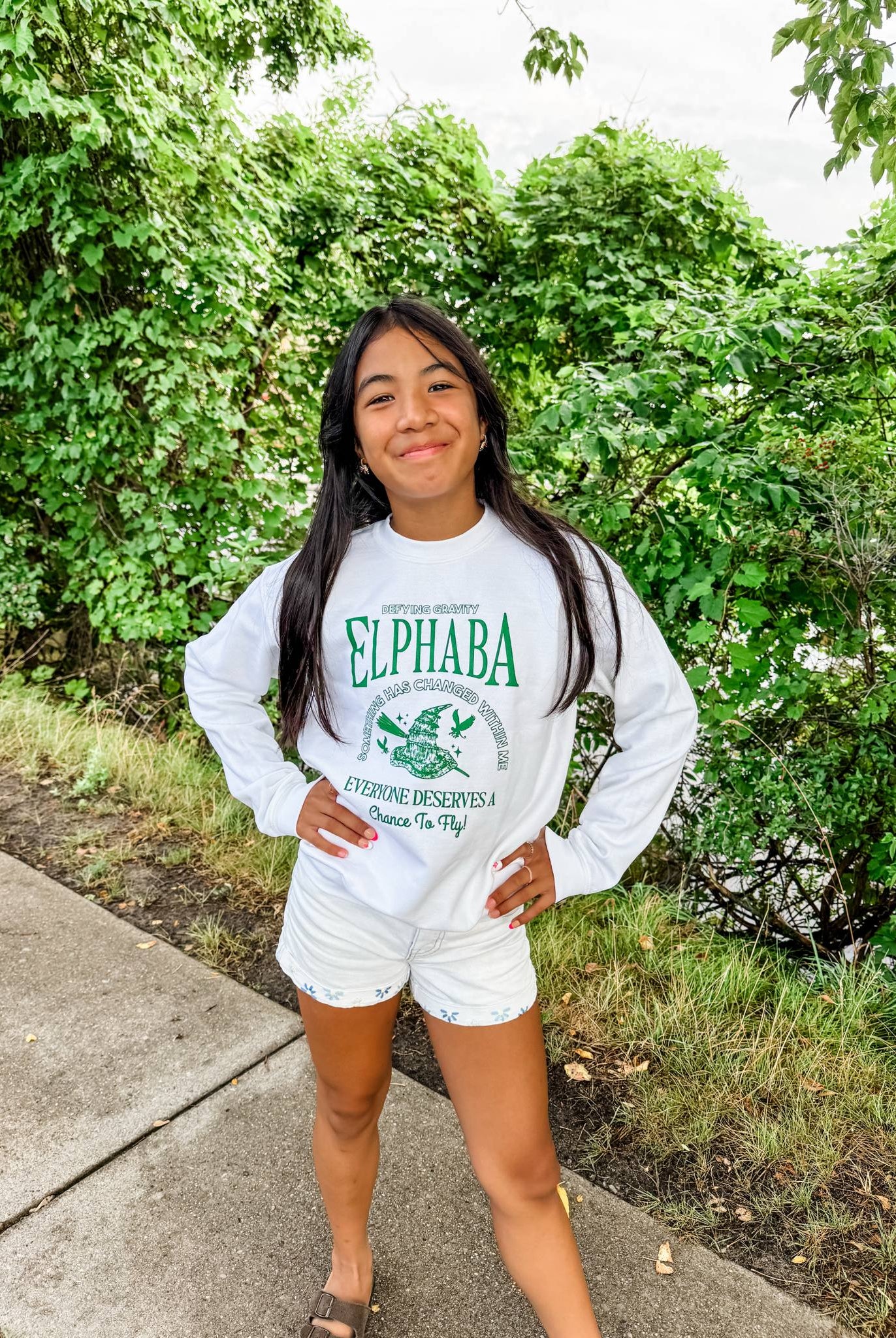 Elphaba OR Glinda Youth (XS-XL) & Adult Sweatshirt (S-2XL)-150 Sweatshirts/Hoodies-Poppy & Pine-Hello Friends Boutique-Woman's Fashion Boutique Located in Traverse City, MI
