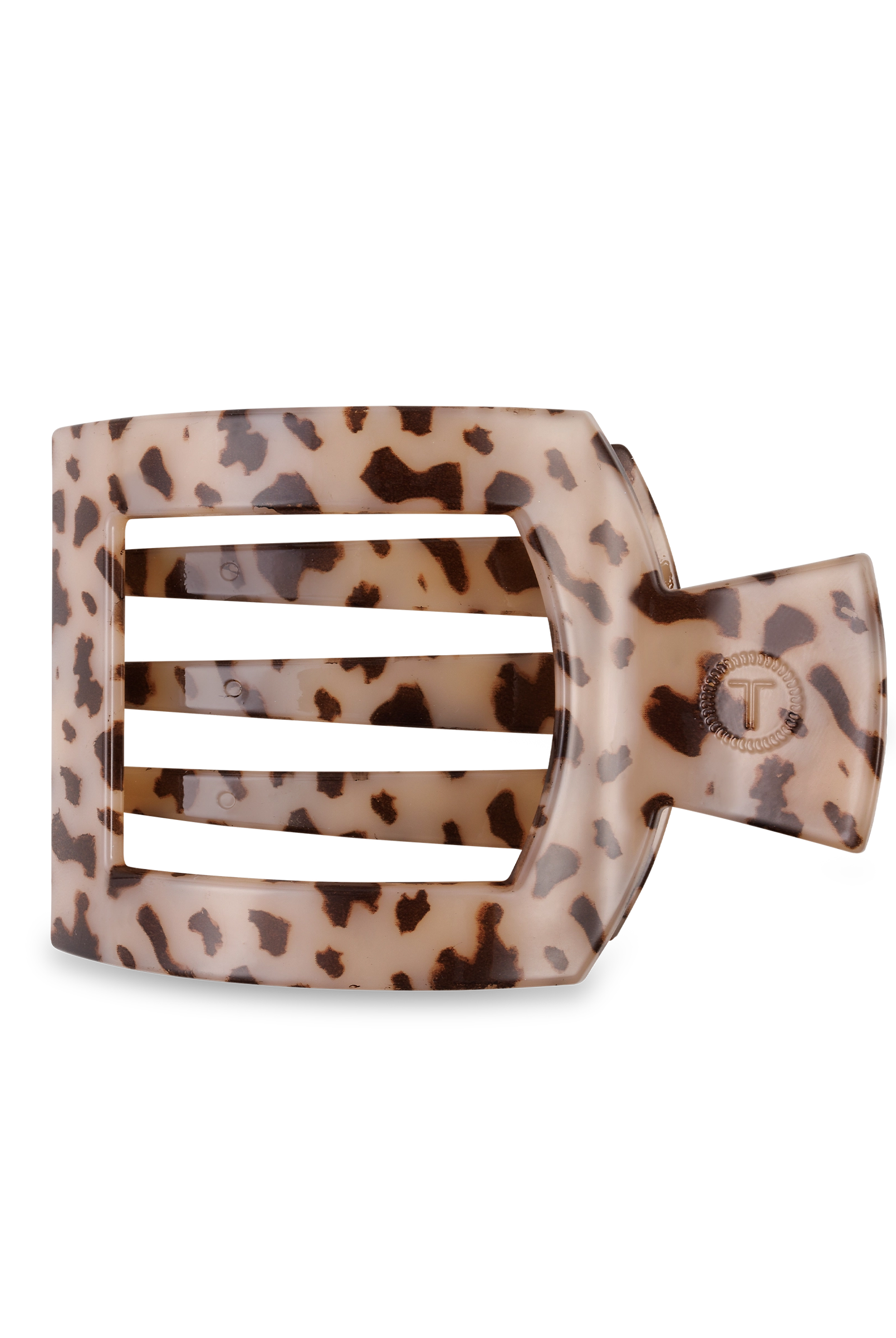 Square Flat Hair Clip | Blonde Tortoise-290 Beauty-faire - TELETIES-Hello Friends Boutique-Woman's Fashion Boutique Located in Traverse City, MI