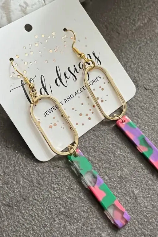 Trop's Earrings-240 Jewelry-TLD Designs-Hello Friends Boutique-Woman's Fashion Boutique Located in Traverse City, MI