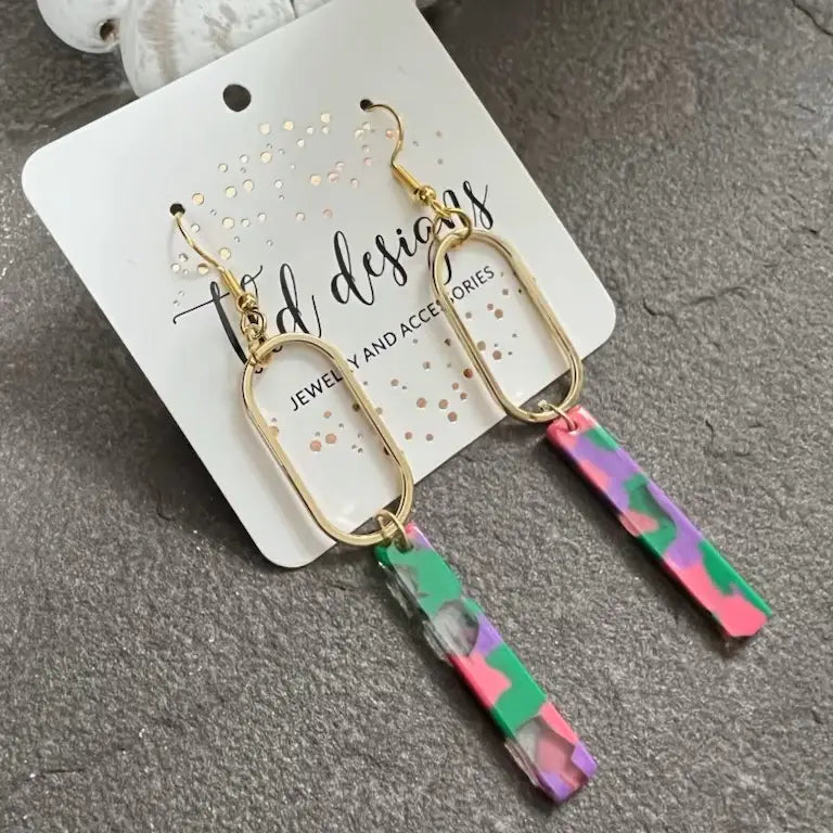 Trop's Earrings-240 Jewelry-TLD Designs-Hello Friends Boutique-Woman's Fashion Boutique Located in Traverse City, MI