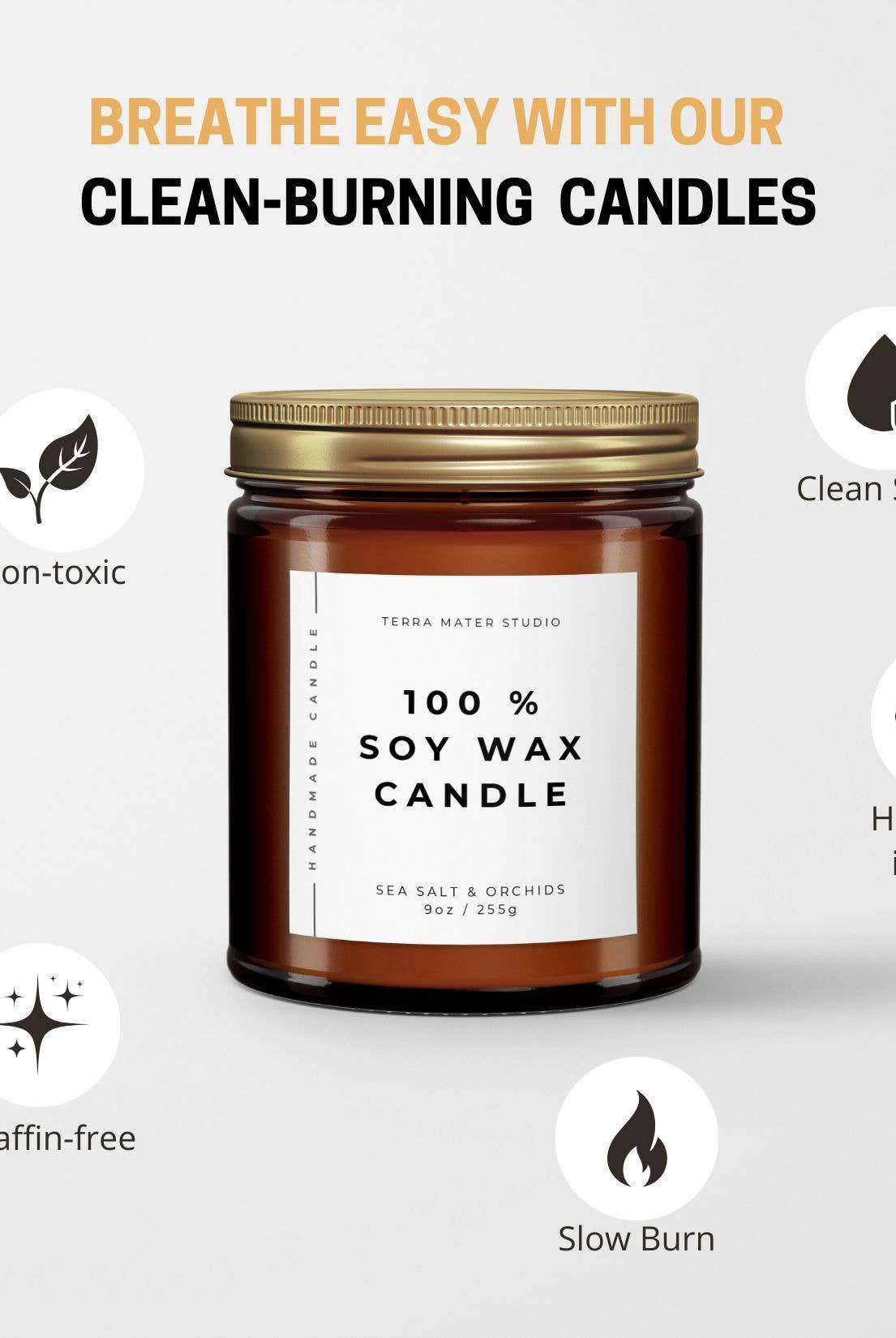 Lions Win Lucky Game Day Candle-300 Treats/Gift-Terra Mater Studio LLC-Hello Friends Boutique-Woman's Fashion Boutique Located in Traverse City, MI