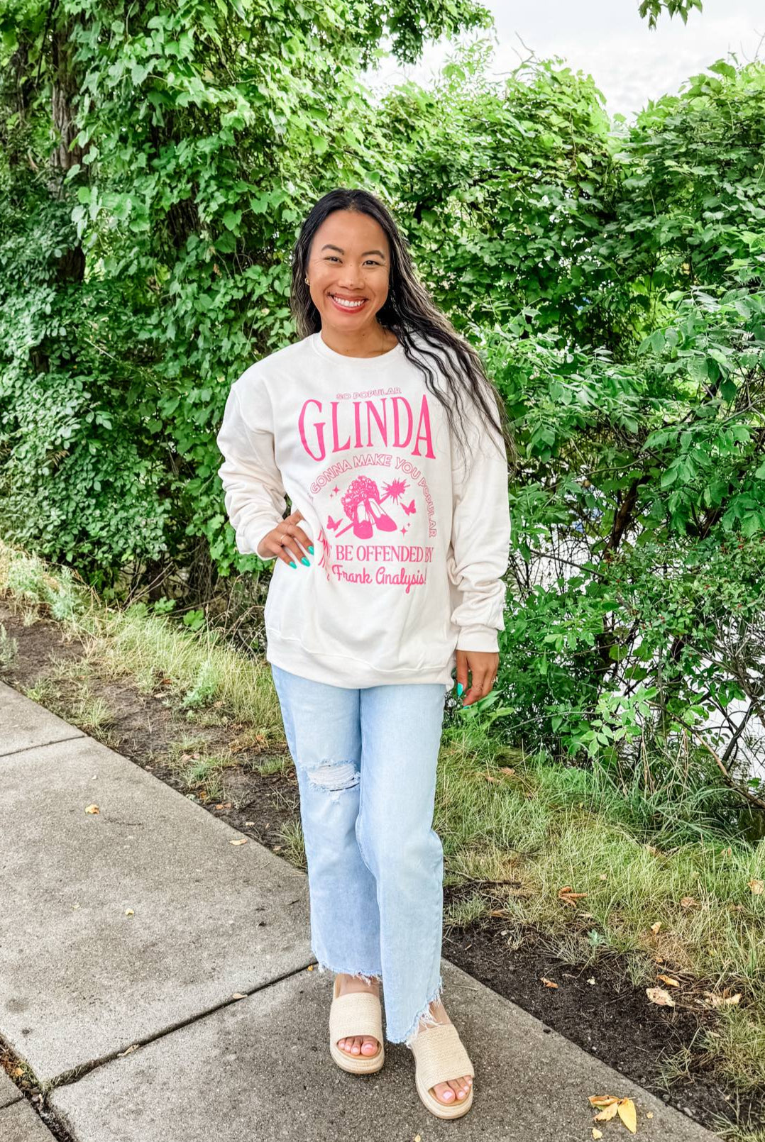 Elphaba OR Glinda Youth (XS-XL) & Adult Sweatshirt (S-2XL)-150 Sweatshirts/Hoodies-Poppy & Pine-Hello Friends Boutique-Woman's Fashion Boutique Located in Traverse City, MI