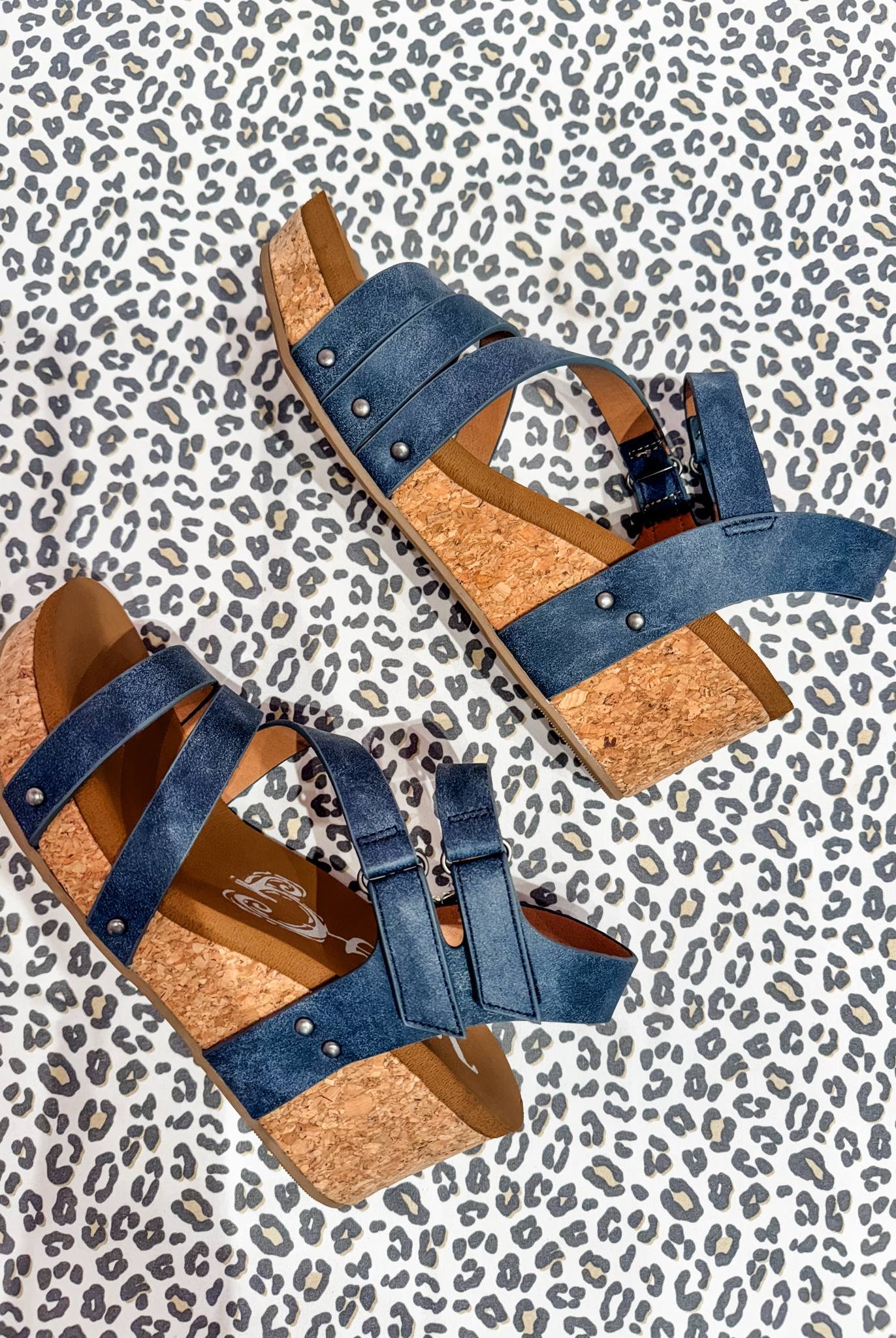 Very G Hariett Navy Wedge (6-10)-250 Shoes-Very G-Hello Friends Boutique-Woman's Fashion Boutique Located in Traverse City, MI