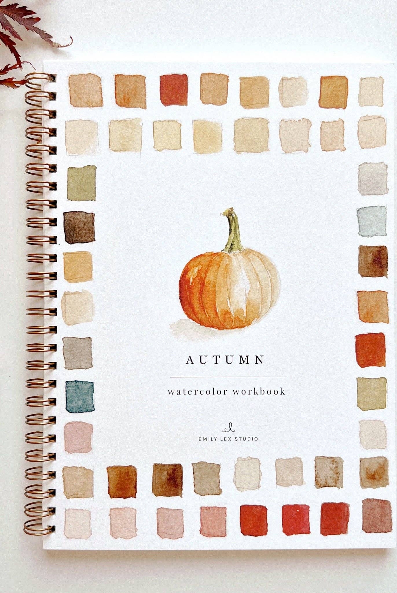 Autumn Bliss Watercolor Workbook-300 Treats/Gift-emily lex studio-Hello Friends Boutique-Woman's Fashion Boutique Located in Traverse City, MI