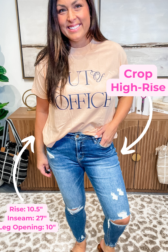 Look Your Best High Rise Denim (24-22W)-200 Denim-Mica Denim-Hello Friends Boutique-Woman's Fashion Boutique Located in Traverse City, MI