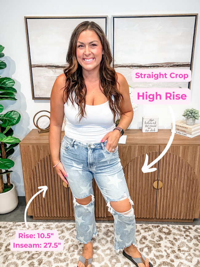 Sea To Shining High Rise Denim (0-15)-200 Denim-RISEN-Hello Friends Boutique-Woman's Fashion Boutique Located in Traverse City, MI