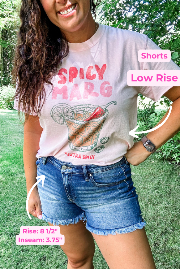 Rebel Rise Frayed Shorts (S-3XL) - SAVE SPRING-220 Shorts/Skirts/Skorts-RISEN-Hello Friends Boutique-Woman's Fashion Boutique Located in Traverse City, MI