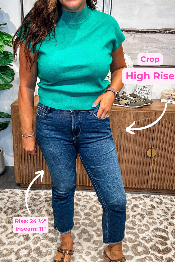 The City Chic Kick Flares (0-24W)-200 Denim-Judy Blue-Hello Friends Boutique-Woman's Fashion Boutique Located in Traverse City, MI