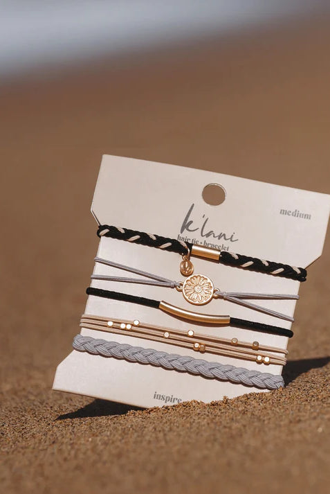 K'Lani Hair Tie Bracelets - Inspire-240 Jewelry-K'Lani-Hello Friends Boutique-Woman's Fashion Boutique Located in Traverse City, MI
