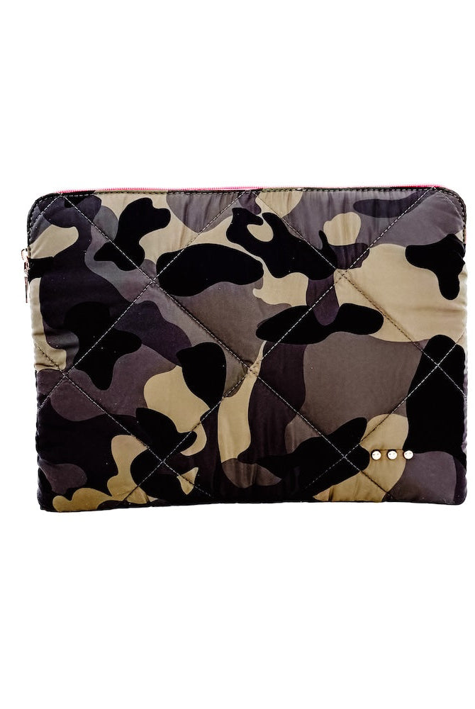 Palmer Puffer Laptop Sleeve-Bag Accessories-Pretty Simple Wholesale-Hello Friends Boutique-Woman's Fashion Boutique Located in Traverse City, MI