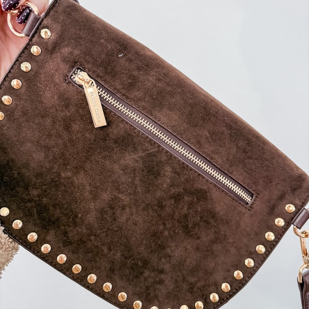 Sabrina Studded Suede Bum Bag-Bum Bag-Pretty Simple