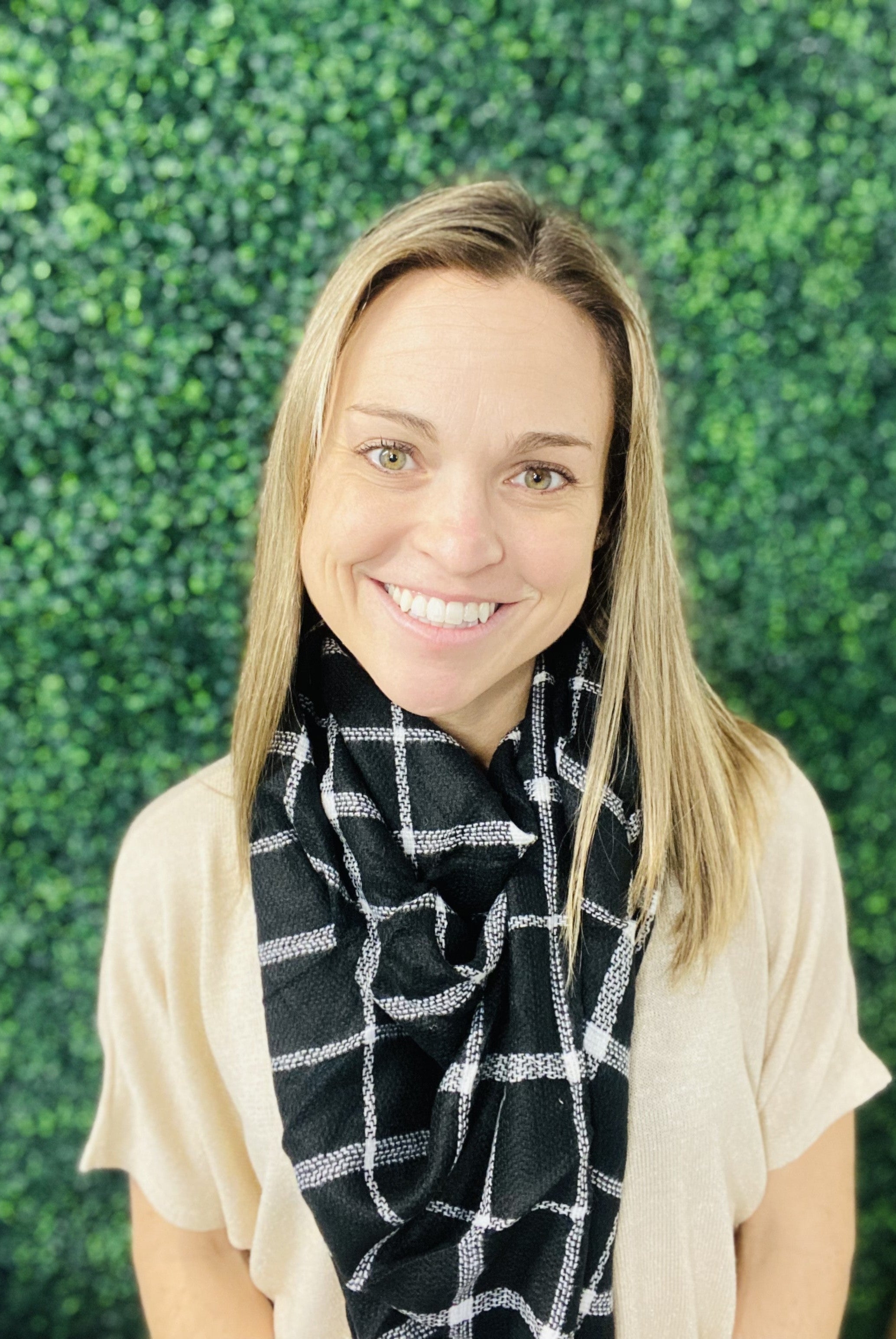 Black and White Scarf-280 Other Accessories-hello-friends-boutique-Hello Friends Boutique-Woman's Fashion Boutique Located in Traverse City, MI