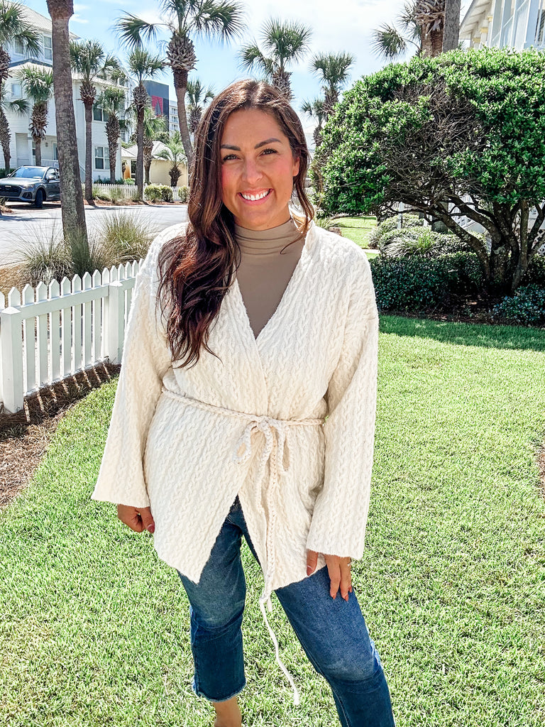 Cozy Wrap Cardigan (S-L)-160 Cardigans/Kimonos-POL-Hello Friends Boutique-Woman's Fashion Boutique Located in Traverse City, MI
