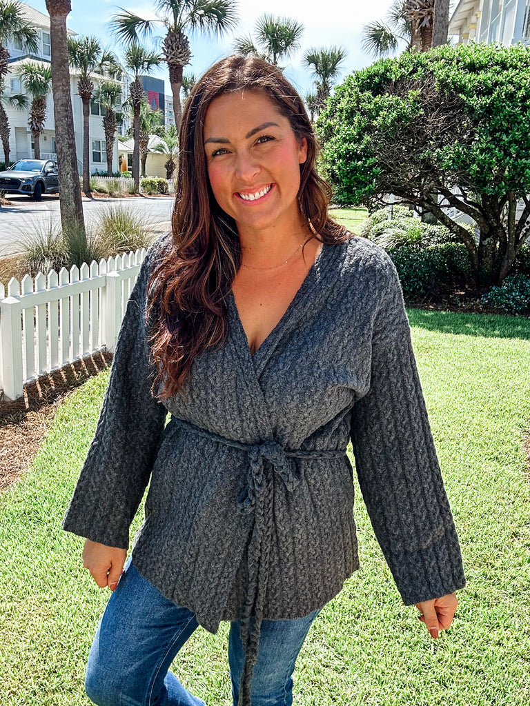 Cozy Wrap Cardigan (S-L)-160 Cardigans/Kimonos-POL-Hello Friends Boutique-Woman's Fashion Boutique Located in Traverse City, MI