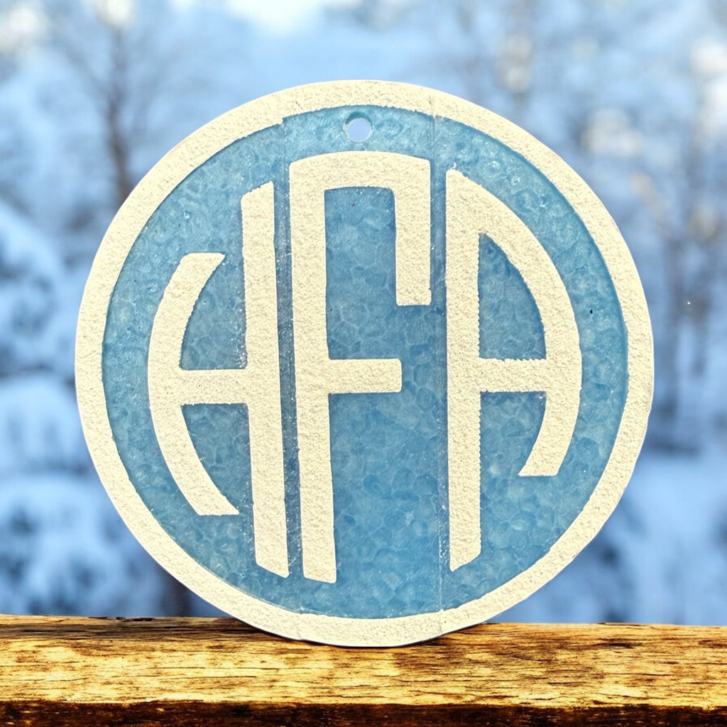 Winter Monogram Freshie-Bug & Bean Freshies-Hello Friends Boutique-Woman's Fashion Boutique Located in Traverse City, MI