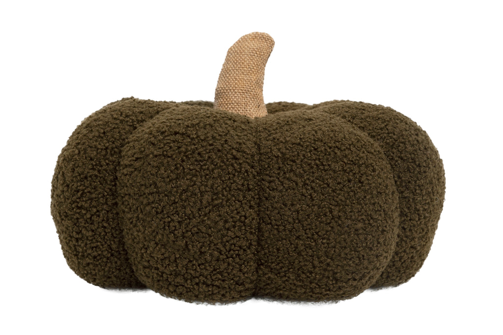 Green Sherpa Pumpkin Pillow-300 Treats/Gift-Pearhead-Hello Friends Boutique-Woman's Fashion Boutique Located in Traverse City, MI