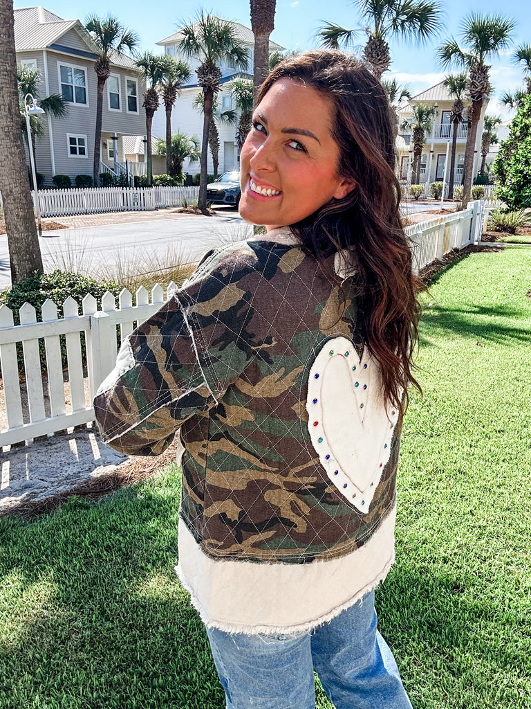Boss Babe Loving Jacket (S-L)-170 Outerwear/Jackets-POL-Hello Friends Boutique-Woman's Fashion Boutique Located in Traverse City, MI