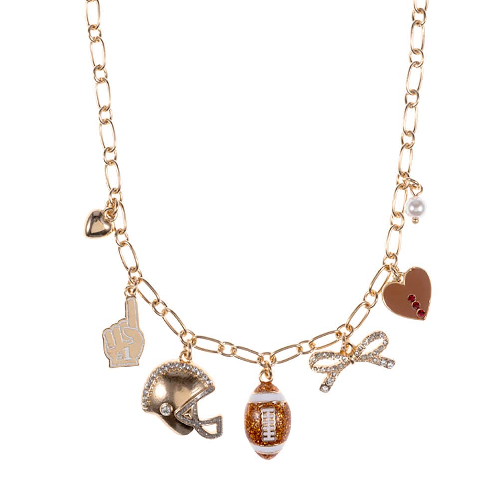 Game Day Glam Necklace-240 Jewelry-Sensibling Corp.-Hello Friends Boutique-Woman's Fashion Boutique Located in Traverse City, MI
