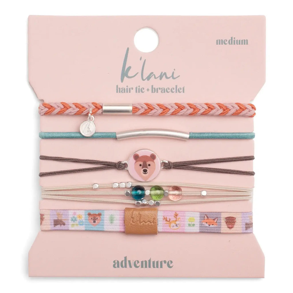 K'Lani Hair Tie Bracelets - Adventure-240 Jewelry-K'Lani-Hello Friends Boutique-Woman's Fashion Boutique Located in Traverse City, MI