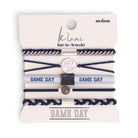 K'Lani Bracelets - Game Day Navy/Gray-240 Jewelry-K'Lani-Hello Friends Boutique-Woman's Fashion Boutique Located in Traverse City, MI
