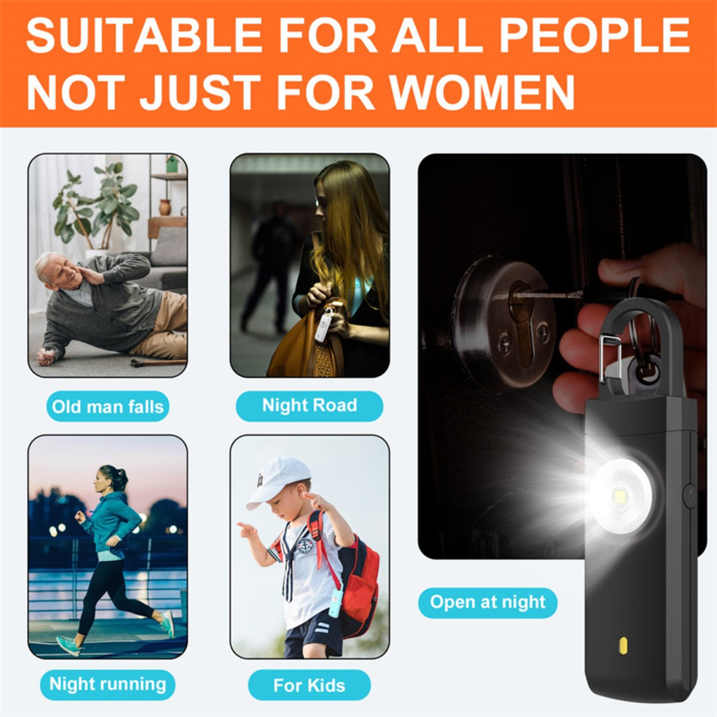 Rechargeable Personal Safety Alarm/Flashlight in Navy-280 Other Accessories-Zenana-Hello Friends Boutique-Woman's Fashion Boutique Located in Traverse City, MI