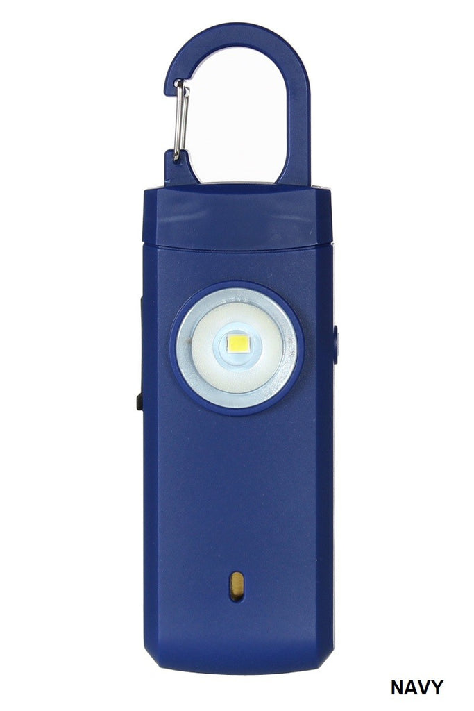 Rechargeable Personal Safety Alarm/Flashlight in Navy-280 Other Accessories-Zenana-Hello Friends Boutique-Woman's Fashion Boutique Located in Traverse City, MI